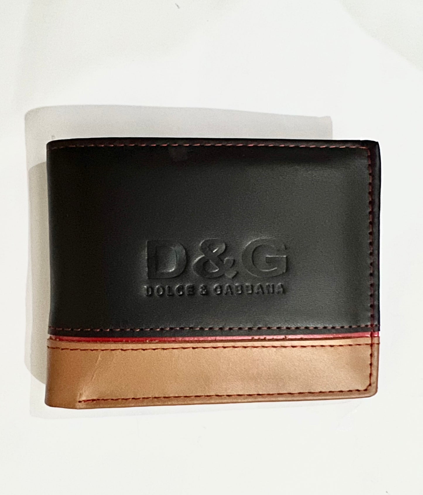 DOLCE & GABBANA LEATHER CARD HOLDER WITH DG LOGO