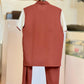 Men's BOSS Maroon & White Summer Tracksuit