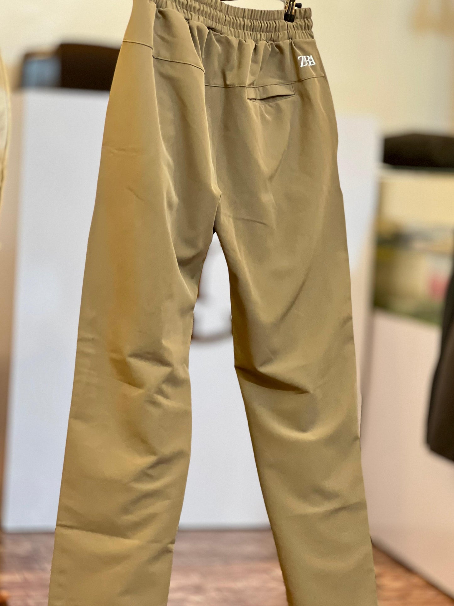 Light Camel Turbo Micron Swift-Line Panel Trousers.