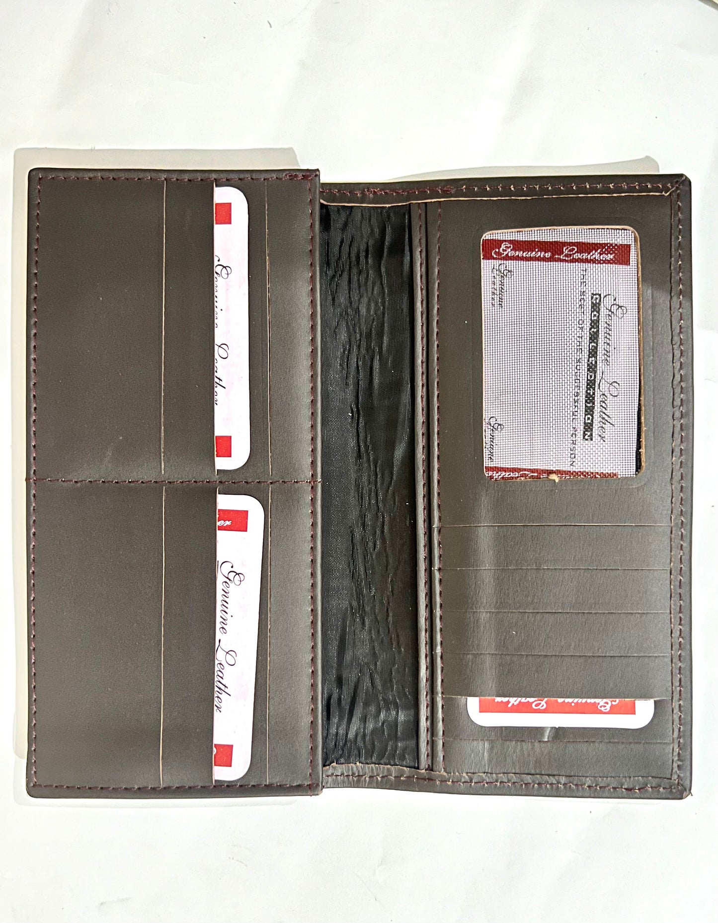 Men’s Plain Long Leather Wallets