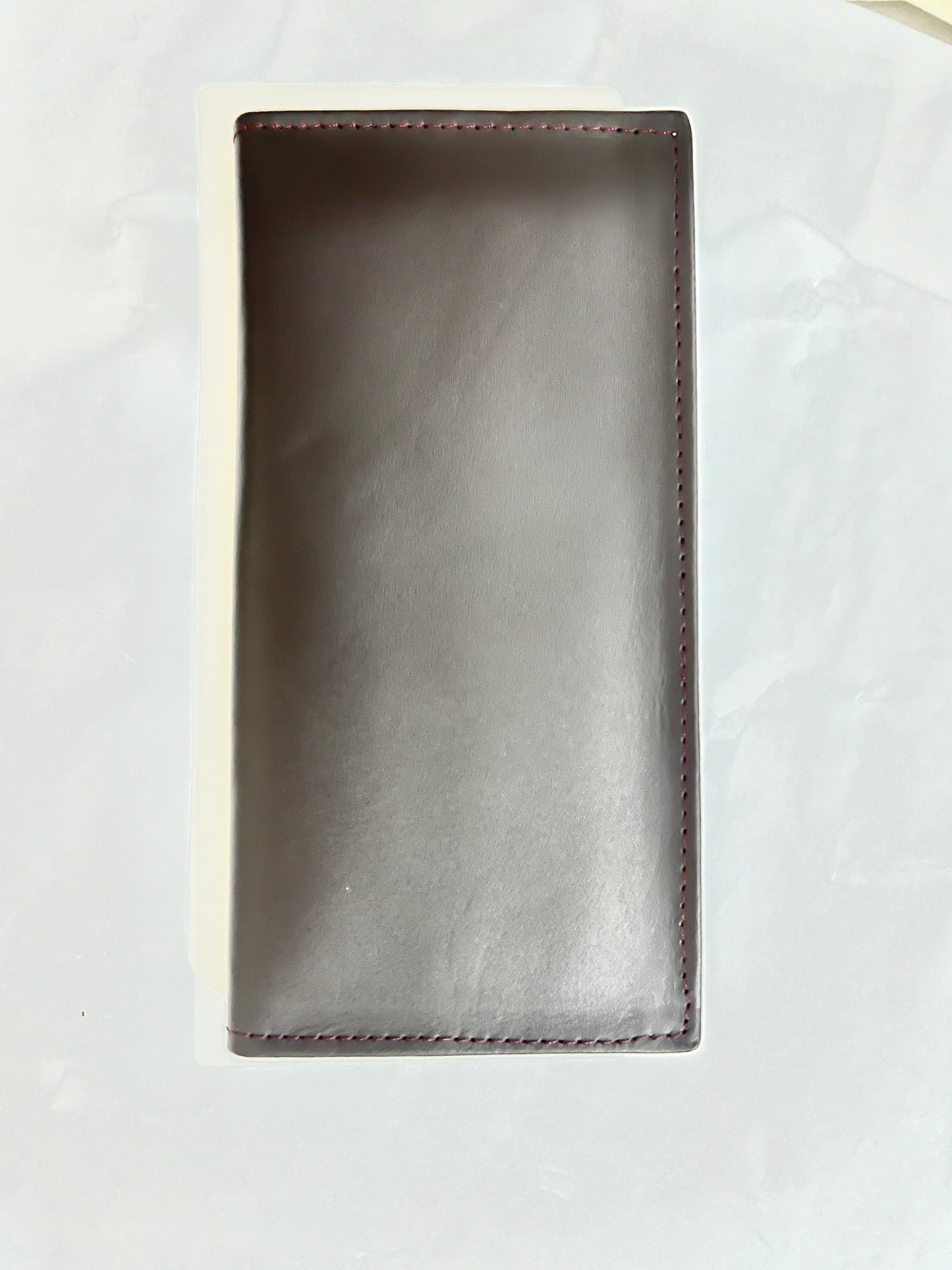 Men’s Plain Long Leather Wallets