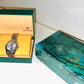 Automatic Stone Date Just Watch Silver White